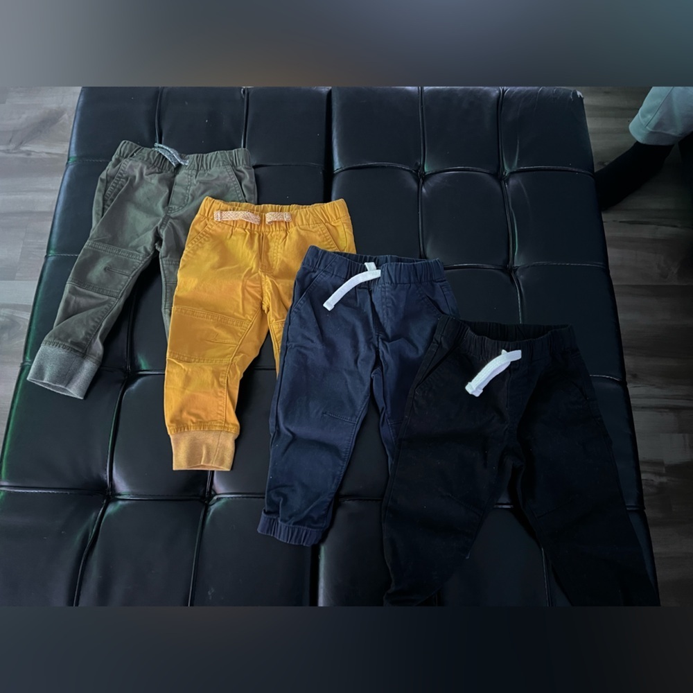 Cat & Jack Kids Joggers - Black, Navy, Olive, Mustard